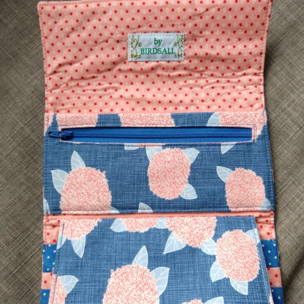 Handmade Floral Wallet Pocketbook Birdsall